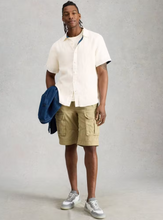 Load image into Gallery viewer, WHITE STUFF<BR>
Keswick Short Sleeve Linen Shirt<BR>
White<BR>
