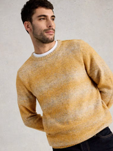 Load image into Gallery viewer, WHITE STUFF<BR>
Oban Crew Knit<BR>
Yellow<BR>
