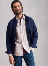 Load image into Gallery viewer, WHITE STUFF<BR>
Salcombe Long Sleeve Fish Shirt<BR>
White Print<BR>
