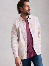 Load image into Gallery viewer, WHITE STUFF<BR>
Salcombe Long Sleeve Fish Shirt<BR>
White Print<BR>
