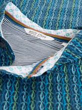 Load image into Gallery viewer, WHITE STUFF<BR>
Salcombe Short Sleeve Fish Shirt<BR>
Navy<BR>
