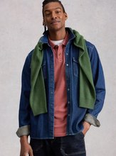 Load image into Gallery viewer, WHITE STUFF<BR>
Ytility Polo Shirt<BR>
Dusty Blue, Pink and Tan<BR>
