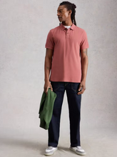 Load image into Gallery viewer, WHITE STUFF<BR>
Ytility Polo Shirt<BR>
Dusty Blue, Pink and Tan<BR>
