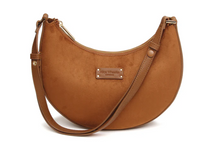 Load image into Gallery viewer, ALICE WHEELER<BR>
Suedette Kensington Bag<BR>
Fudge<BR>
