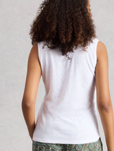 Load image into Gallery viewer, WHITE STUFF<BR>
Ellie Lace Vest Top<BR>
Black, White<BR>
