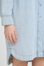 Load image into Gallery viewer, FRANSA<BR>
Lise Dress<BR>
Denim<BR>
