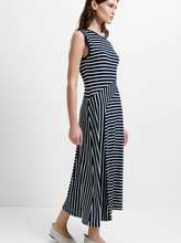 Load image into Gallery viewer, FRENCH CONNECTION<BR>
Kyra Stripe Dress<BR>
Navy/White<BR>
