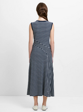 Load image into Gallery viewer, FRENCH CONNECTION<BR>
Kyra Stripe Dress<BR>
Navy/White<BR>
