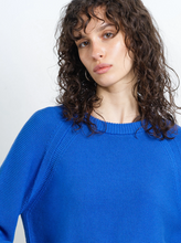 Load image into Gallery viewer, FRENCH CONNECTION<BR>
Lily Mozart Long Sleeve Jumper<BR>
Azure<BR>
