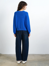 Load image into Gallery viewer, FRENCH CONNECTION<BR>
Lily Mozart Long Sleeve Jumper<BR>
Azure<BR>
