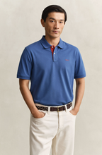 Load image into Gallery viewer, GANT<BR>
Contrast Pique Polo Shirt<BR>
