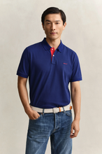 Load image into Gallery viewer, GANT<BR>
Contrast Pique Polo Shirt<BR>
