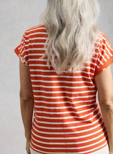 Load image into Gallery viewer, WHITE STUFF<BR>
Nelly Notch Tee<BR>
Red<BR>
