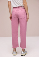 Load image into Gallery viewer, STREET ONE<BR>
Straight Leg with Hem Details<BR>
Pink<BR>
