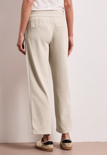 Load image into Gallery viewer, STREET ONE<BR>
Side Stripe Trousers<BR>
Sand<BR>
