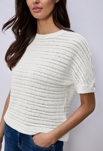 Load image into Gallery viewer, STREET ONE<BR>
Big Knit Look Shirt<BR>
Off White<BR>
