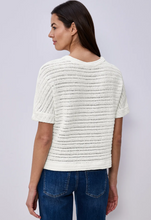 Load image into Gallery viewer, STREET ONE<BR>
Big Knit Look Shirt<BR>
Off White<BR>
