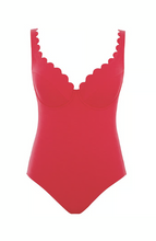 Load image into Gallery viewer, PANACHE<BR>
Rita Plunge Swimsuit<BR>
Cobalt &amp; Red available<BR>
