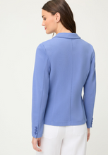 Load image into Gallery viewer, OLSEN<BR>
Pique Jersey Blazer<BR>
Blue, Fuchsia<BR>
