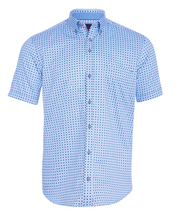 Load image into Gallery viewer, ANDRE<BR>
Cong Pin Short Sleeve Shirt<BR>
Beige, Pink<BR>

