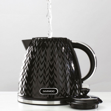 Load image into Gallery viewer, DAEWOO<BR>
Argyle 1.7L Kettle<BR>
Black<BR>
