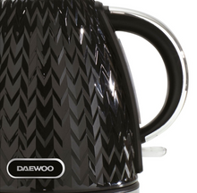 Load image into Gallery viewer, DAEWOO<BR>
Argyle 1.7L Kettle<BR>
Black<BR>
