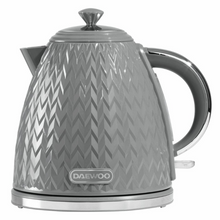 Load image into Gallery viewer, DAEWOO<BR>
Argyle 1.7L Kettle<BR>
Grey<BR>
