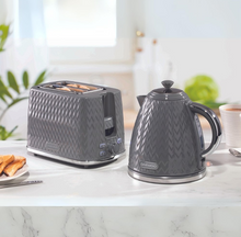 Load image into Gallery viewer, DAEWOO<BR>
Argyle 1.7L Kettle<BR>
Grey<BR>

