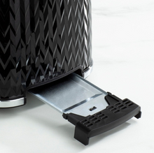 Load image into Gallery viewer, DAEWOO<BR>
Argyle 2 Slice Toaster<BR>
Black<BR>
