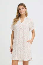 Load image into Gallery viewer, FRANSA<BR>
Heat Tunic Dress<BR>
Pink<BR>
