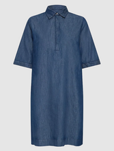 Load image into Gallery viewer, FRANSA<BR>
Larissa Dress<BR>
Blue<BR>
