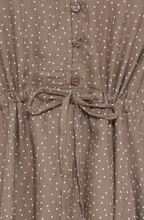 Load image into Gallery viewer, FRANSA<BR>
Laya Polka Dot Dress<BR>
Coffee<BR>
