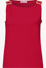 Load image into Gallery viewer, STREET ONE<BR>
Jersey Top <BR>
Red<BR>

