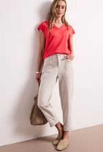 Load image into Gallery viewer, STREET ONE<BR>
High Waist Barrel Trousers<BR>
Clay<BR>

