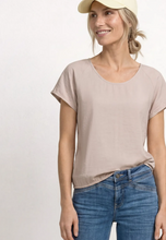 Load image into Gallery viewer, STREET ONE<BR>
Dropped shoulder shirt in a mixed texture<BR>
Clay<BR>
