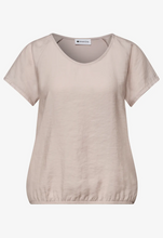 Load image into Gallery viewer, STREET ONE<BR>
Dropped shoulder shirt in a mixed texture<BR>
Clay<BR>
