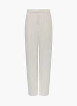 Load image into Gallery viewer, FRENCH CONNECTION<BR>
Vinnie Pipstripe Trousers<BR>
Cream/Black<BR>
