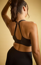 Load image into Gallery viewer, PANACHE<BR>
Underwired Sport Bra<BR>
Rose, Black<BR>
