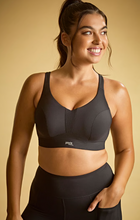Load image into Gallery viewer, PANACHE<BR>
Underwired Sport Bra<BR>
Rose, Black<BR>
