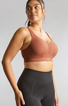 Load image into Gallery viewer, PANACHE<BR>
Underwired Sport Bra<BR>
Rose, Black<BR>
