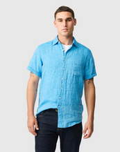 Load image into Gallery viewer, RODD AND GUNN<BR>
Palm Beach Short Sleeve Shirt<BR>
Cobalt<BR>
