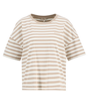 Load image into Gallery viewer, BARBOUR<BR>
Adria Stripe Top<BR>
Sand<BR>
