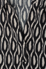 Load image into Gallery viewer, STREET ONE<BR>Tunic Dress<BR>Black &amp; Sand<BR>
