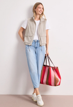 Load image into Gallery viewer, STREET ONE<BR>
Vest Jacket<BR>
Sand<BR>
