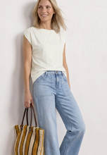 Load image into Gallery viewer, STREET ONE<BR>
Dropped Shoulder Top<BR>
White<BR>
