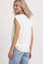 Load image into Gallery viewer, STREET ONE<BR>
Dropped Shoulder Top<BR>
White<BR>

