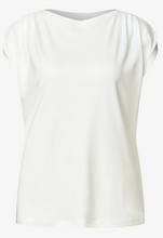 Load image into Gallery viewer, STREET ONE<BR>
Dropped Shoulder Top<BR>
White<BR>
