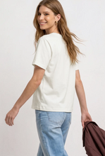 Load image into Gallery viewer, STREET ONE<BR>
T-shirt with round neck and chest pocket<BR>
White<BR>
