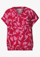 Load image into Gallery viewer, STREET ONE<BR>
Blouse<BR>
Pink/Red<BR>

