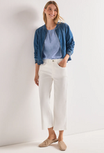 Load image into Gallery viewer, STREET ONE<BR>
Chambray Blouse<BR>
Blue<BR>
